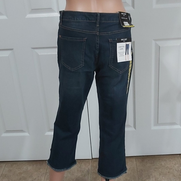Nine West Size 8 Chrystie Capri Jeans - Picture 2 of 5